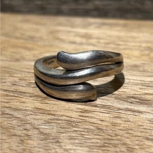 Vintage Silver Wrap Ring 925